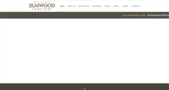 Desktop Screenshot of historicelmwoodcemetery.ca